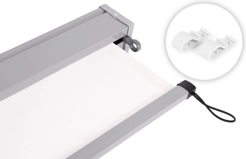 Roleta pionowa zwijana AW-038 - markiza na okno, drzwi balkonowe, tarasowe, beżowa