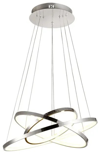 Nowoczesna lampa wisząca z trzema okręgami LED - V084 W0-K80