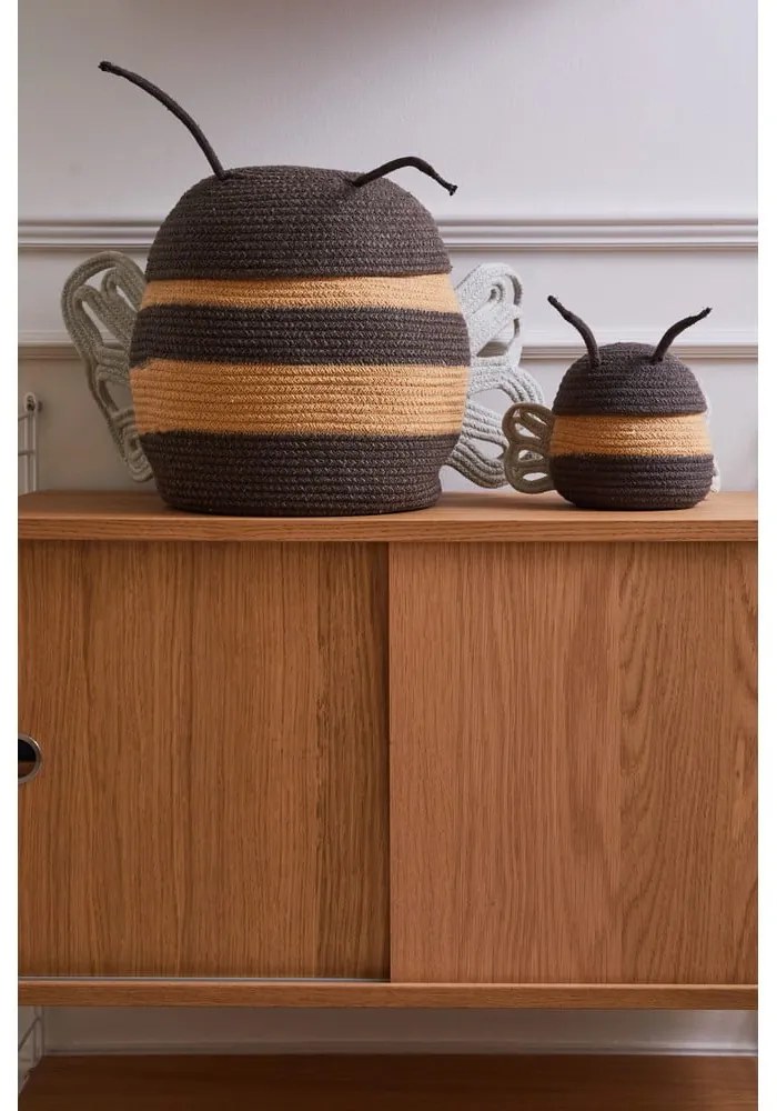 Tekstylny dziecięcy kosz na zabawki ø 30x32 cm Mama Bee – Lorena Canals