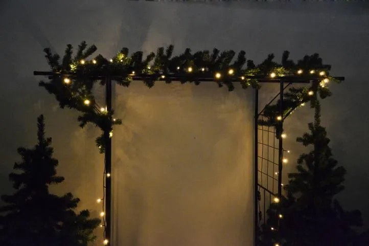 diLED świetlny łańcuch - 40 LED ciepły biały