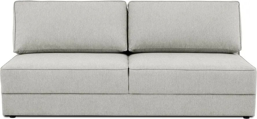 Jasnoszara rozkładana/ze schowkiem sofa 202 cm Dora – Scandic