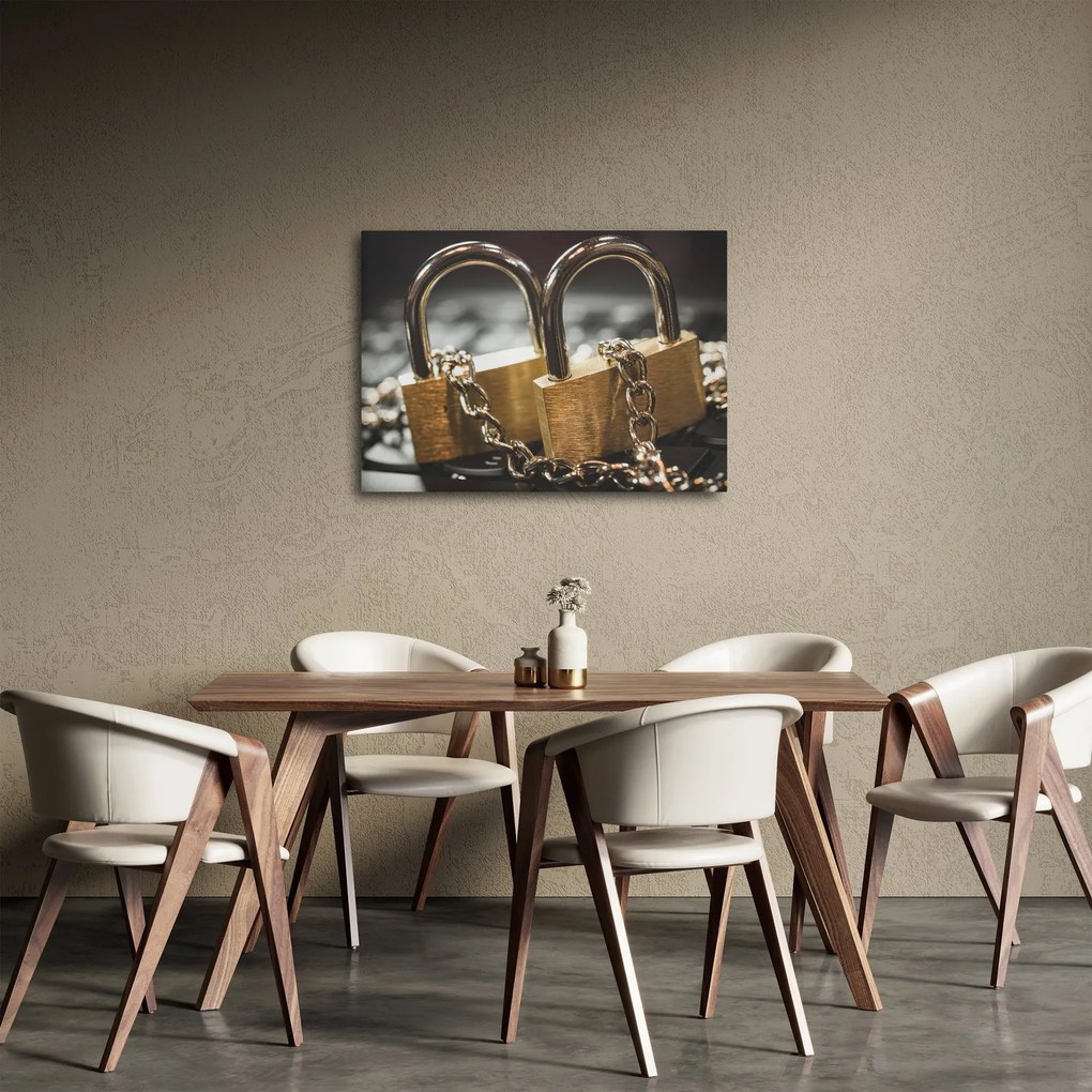 Obraz dwóch zamków (70x50 cm)