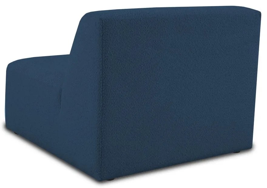 Ciemnoniebieski moduł sofy z materiału bouclé (moduł środkowy) Roxy – Scandic