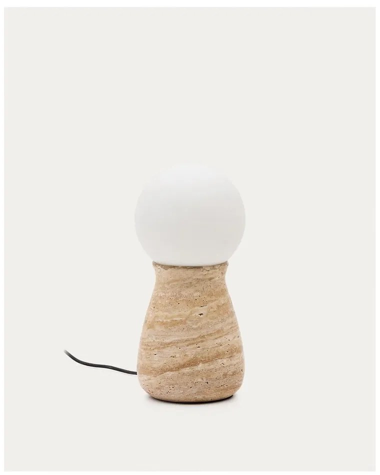 Beżowa lampa stołowa (wysokość 31,5 cm) Okeni – Kave Home