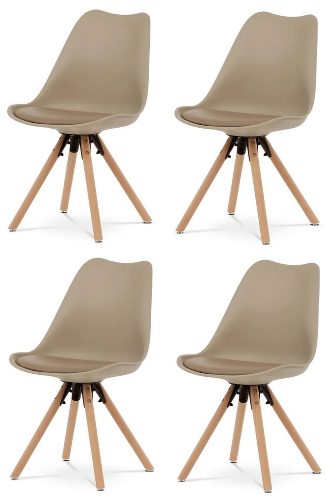 Zestaw krzeseł do jadalni CT-762 CAP, 4 szt.