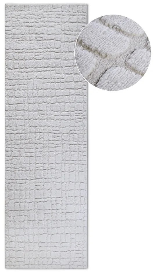 Kremowy chodnik 80x240 cm Artistique Cream White – Elle Decoration