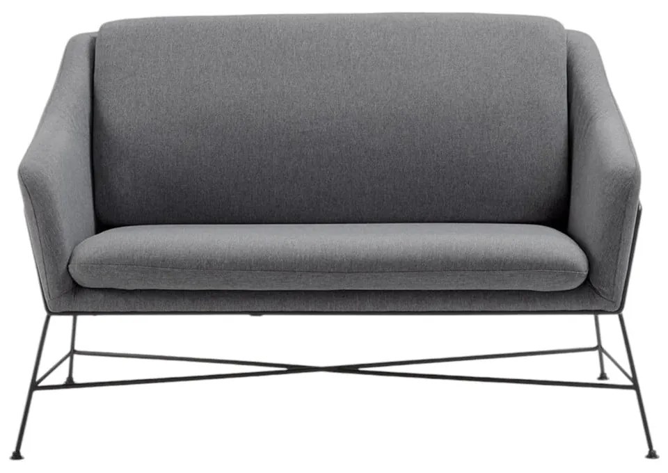 Szara sofa 128 cm Brida – Kave Home