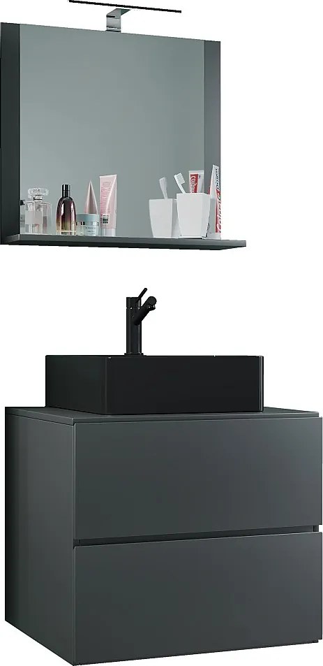 3 szt umywalka meble łazienkowe Lendas 60 cm M