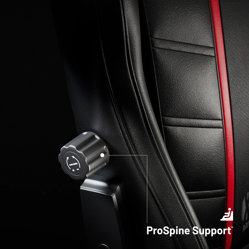 Fotel gamingowy Diablo X-Ray 2.0 King Size, czarno-czerwony