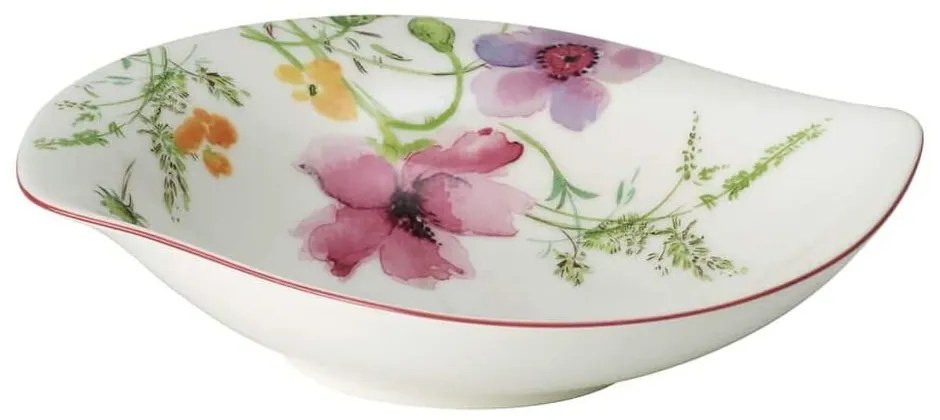 Porcelanowa miska z motywem kwiatów Villeroy &amp; Boch Mariefleur Serve, 21x18 cm