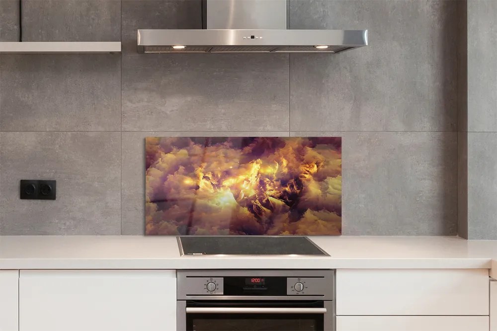 Panel szklany do Kuchni Nowoczesne Wzory Abstrakcyjne