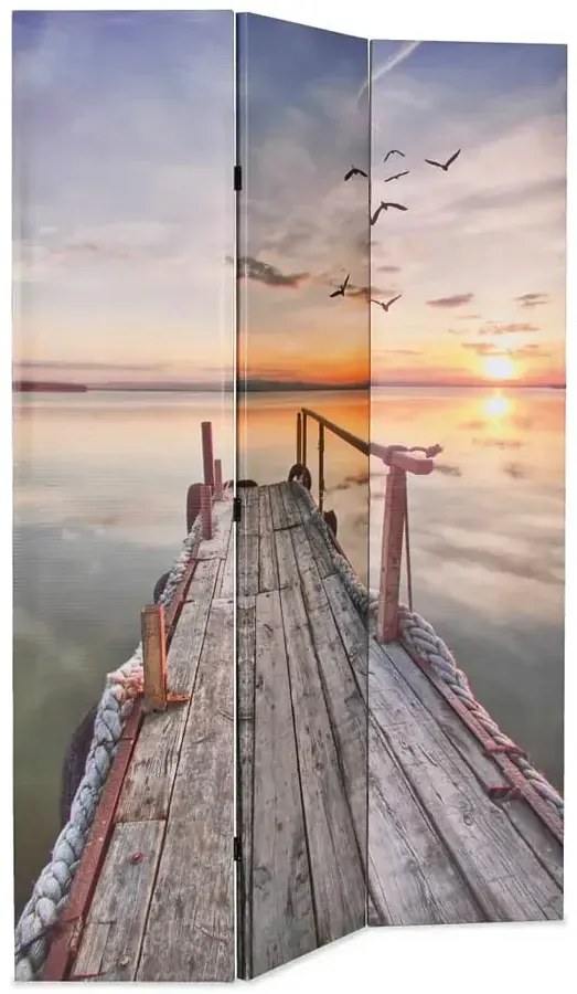 Parawan z nadrukiem jeziora M2-R11