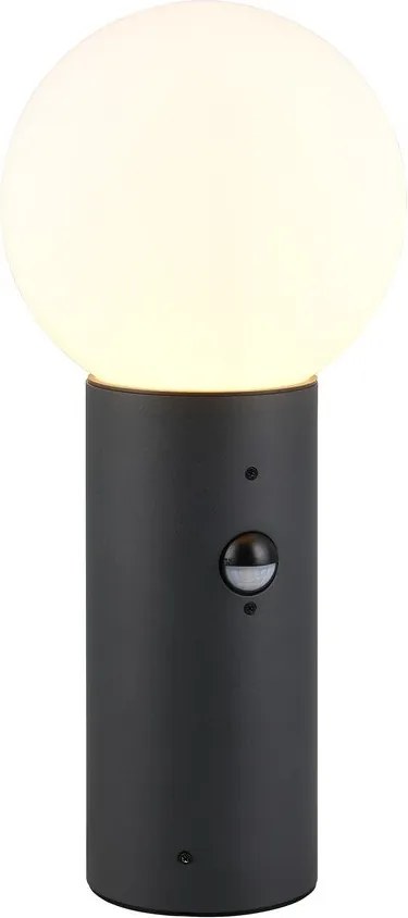 Lampa zewnętrzna typu słupek z czujnikiem ruchu ø 18 cm Mures – Trio