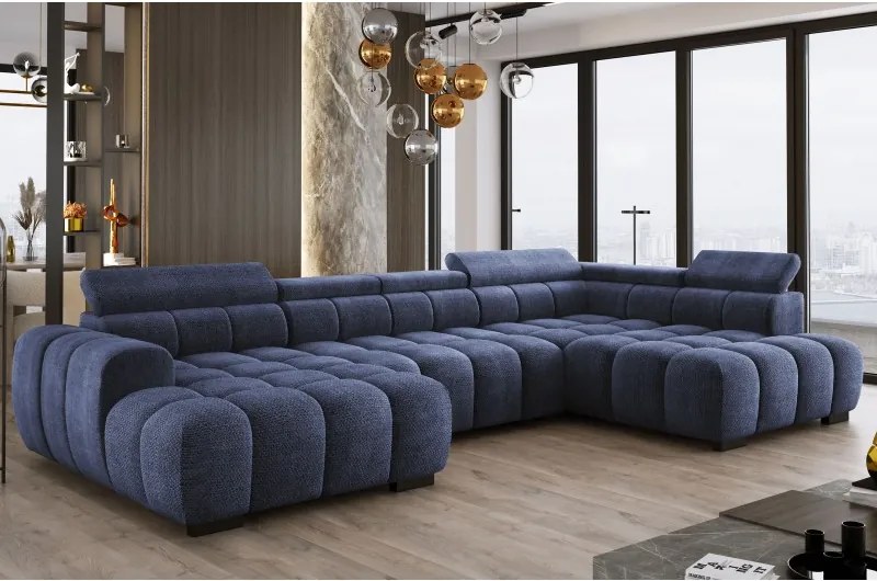 Narożnik BULL XL Prawostronny z elektryczną funkcją regulacji tkanina Eden 16 WERSAL