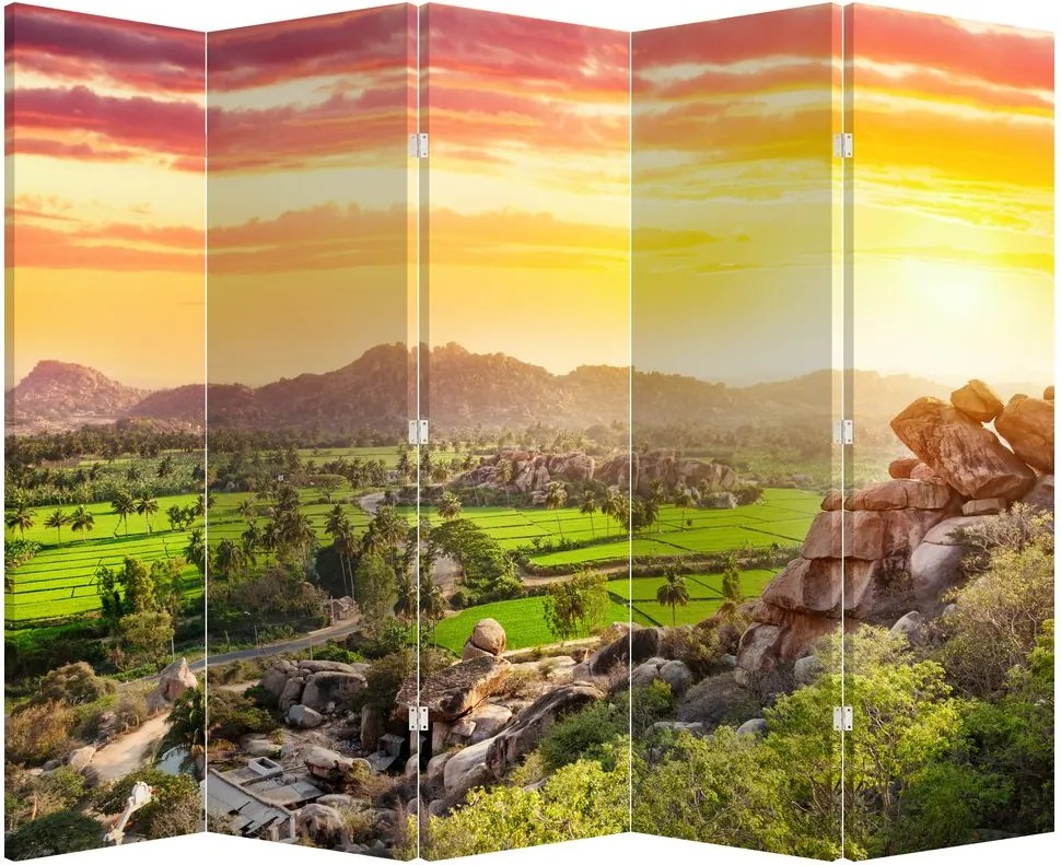 Parawan - Dolina Hampi w Indiach (210x170 cm)