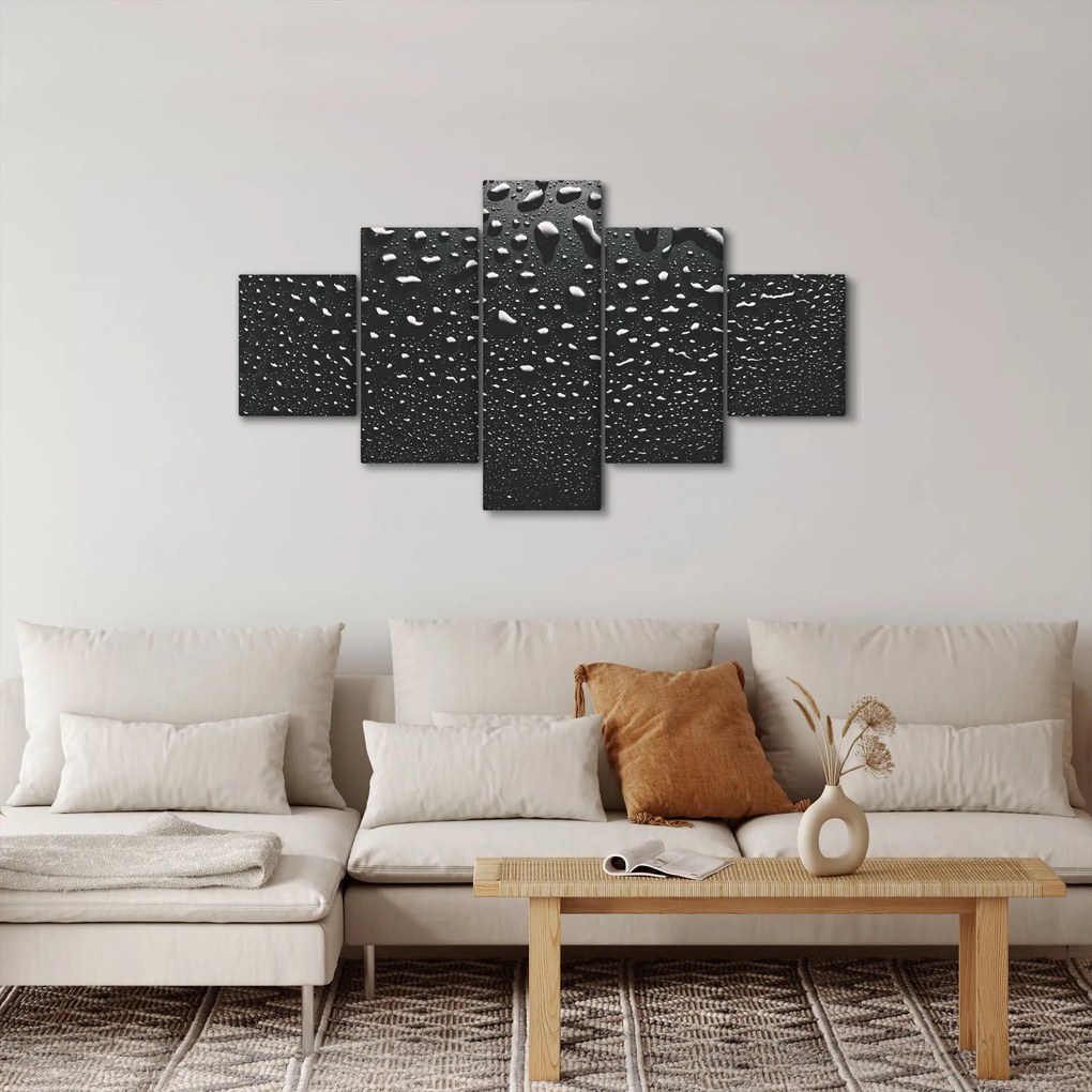 Obraz kropli wody (125x70 cm)