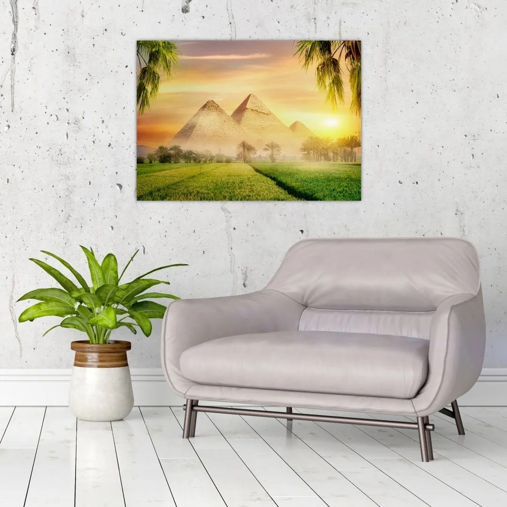 Obraz - Piramidy (70x50 cm)
