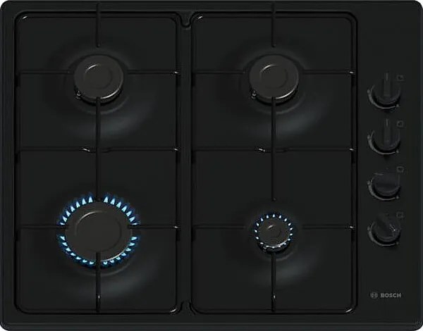 Płyta Gazowa Bosch PBP6B6K80 Ze Stali Nierdzewnej 60 cm 4 Palniki