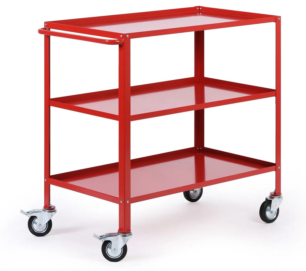 Wózek transportowy, 3 półki, 915 x 954 x 528 mm