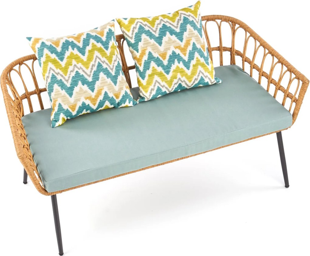 Dwuosobowa sofa ogrodowa z rattanu Gardena 2S
