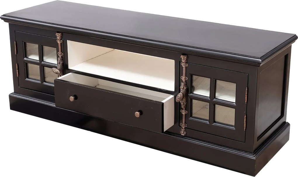 Szafka RTV Josephine 150x46x56cm black