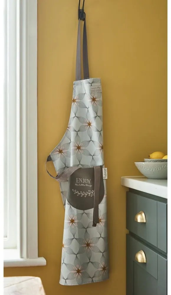 Niebieski bawełniany fartuch Cooksmart ® Purity