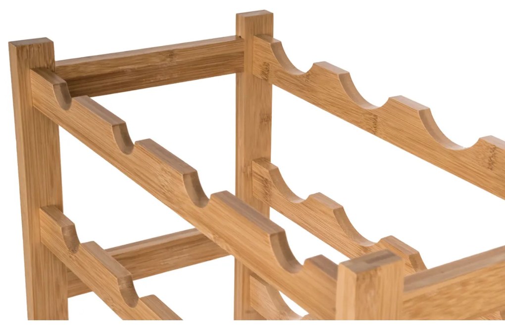 G21 Bambusowy regał na wino, 8 butelek