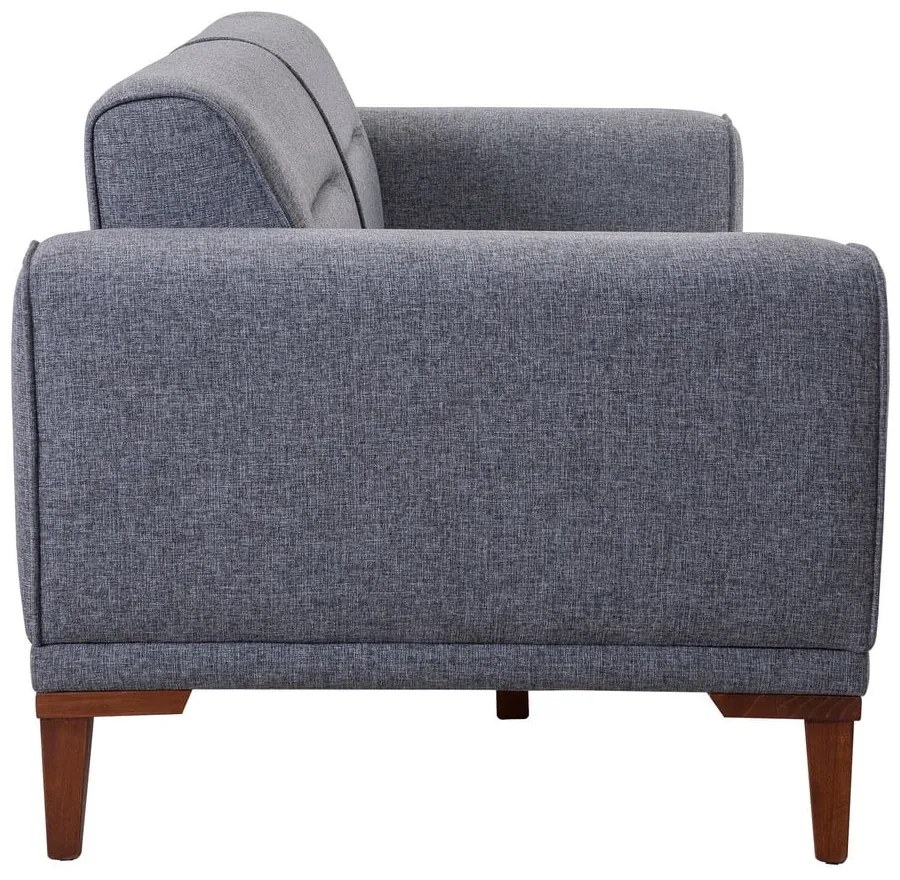 Ciemnoszara rozkładana sofa 223 cm Liones – Artie