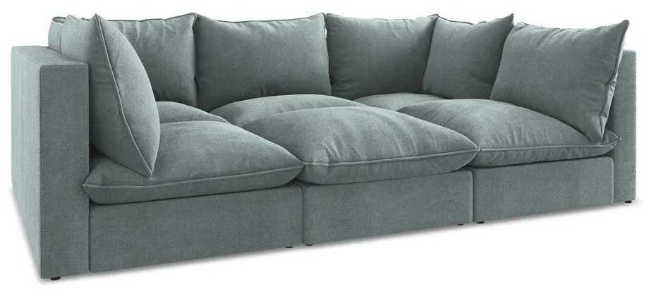 Niebieska sofa 255 cm Manao – Makamii