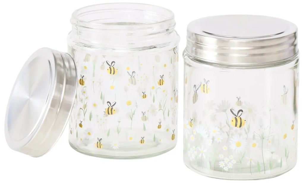 Zakręcane słoiki do przechowywania HONEY, 625 ml, 2 szt.