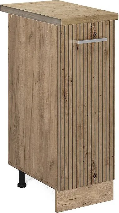 Szafka apteczna dąb rzemieślniczy 30x60x81.6 r-line