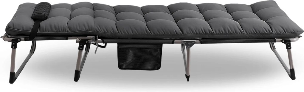 Leżak Ogrodowy VENUS 190x73 cm Szary