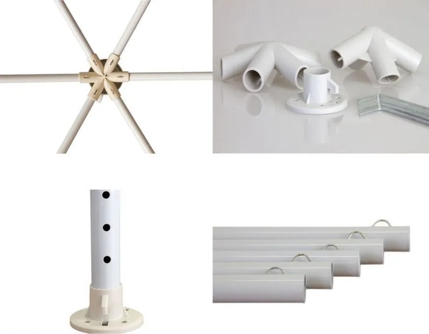 Pawilon ogrodowy 2x2x2m Net Green z moskitierą - altana ogrodowa, eventowa