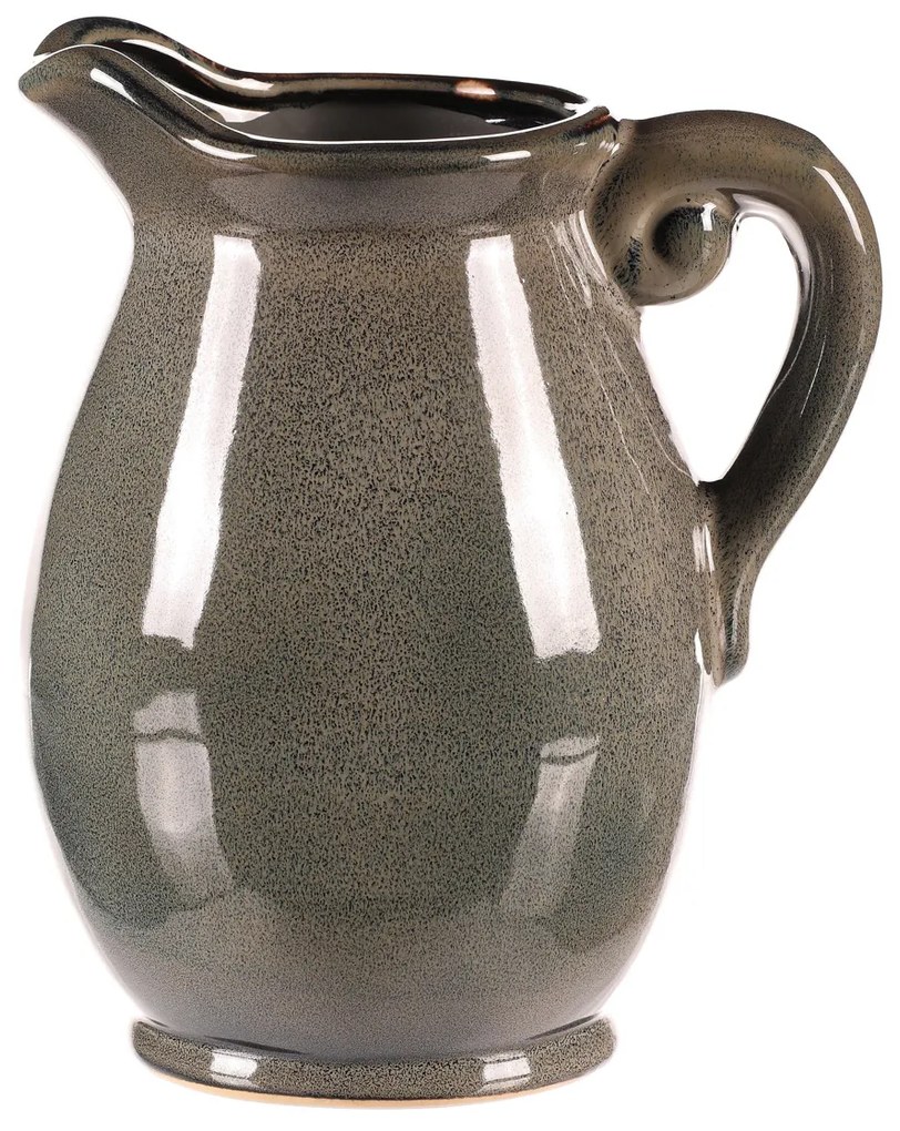 Ceramiczny dzban szary, 15 x 16 x 23 cm, średni, 23 cm