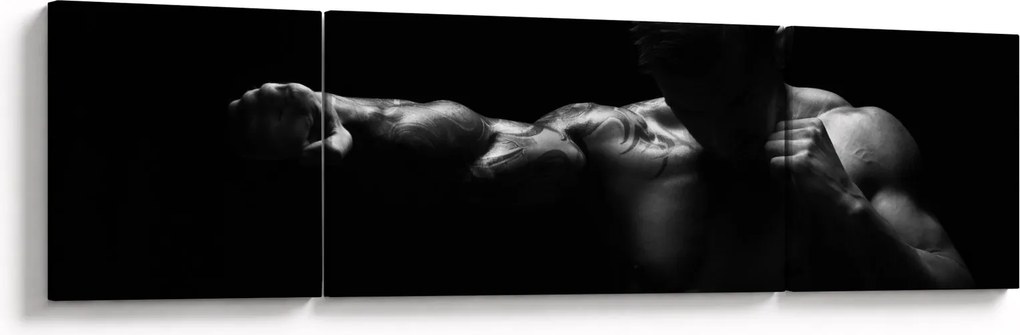Obraz - Uderzenie pięścią (170x50 cm)