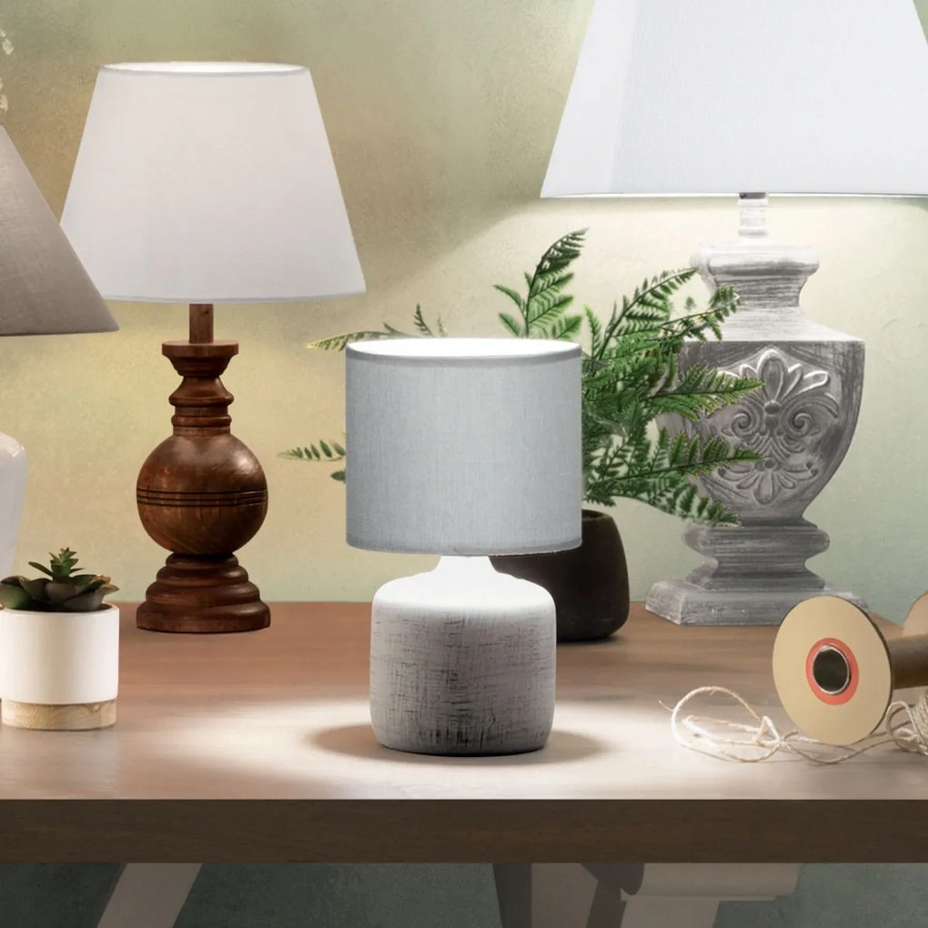 Lampa stołowa ceramiczna SALTA, Ø 15 cm
