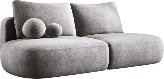 Sofa BABU Kanapa z funkcja spania i pojemnikiem w tkaninie APHRODITE 07 kolor SZARY