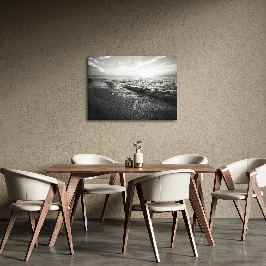 Obraz - Na brzegu morza (70x50 cm)