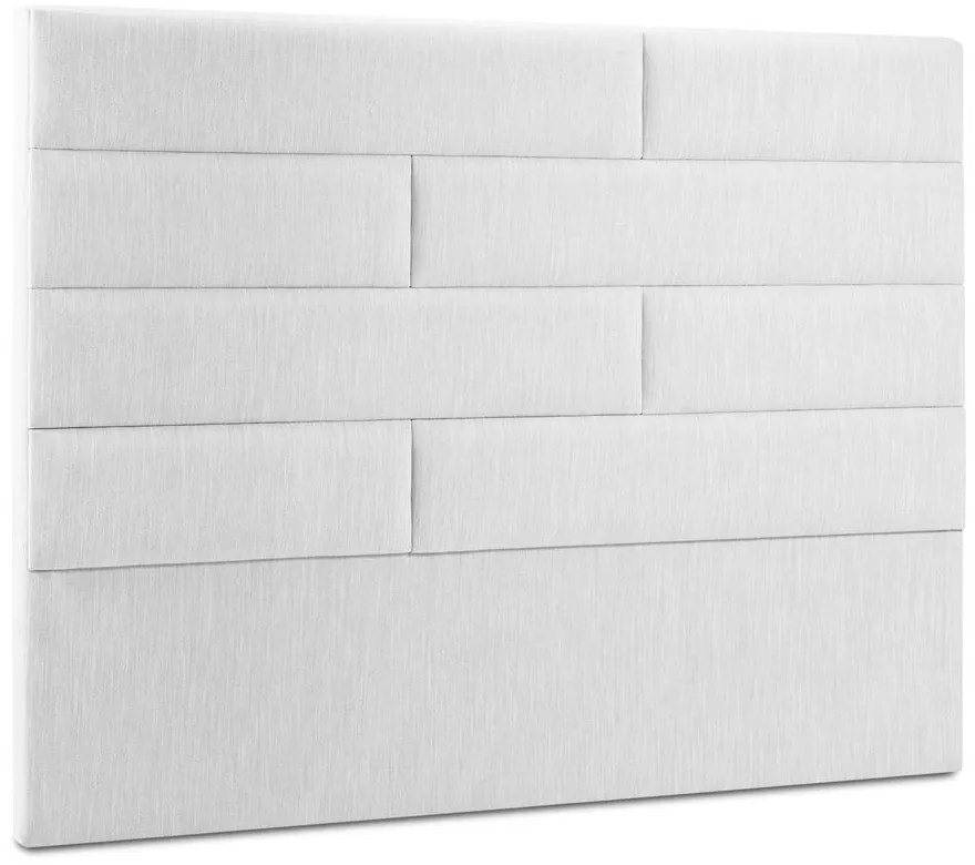Jasnoszary tapicerowany zagłówek 180x120 cm NY – Cosmopolitan Design
