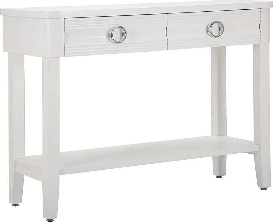 Stolik Konsolowy VKH603, Biały, 110x40x82 cm, Kendra Home