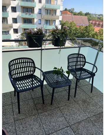 Polikoro - plastikowy zestaw sof balkonowych