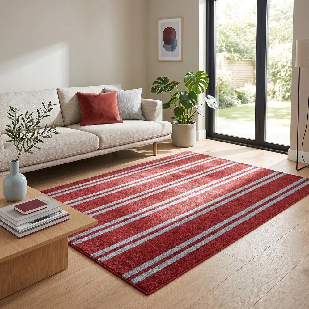 Czerwony/niebieski dywan 120x170 cm Riviera – ESTE