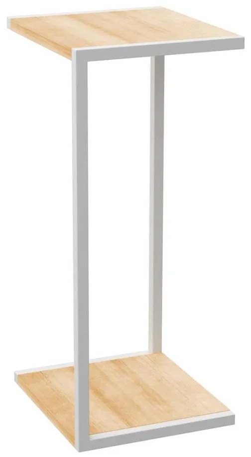 Stojak na kwiaty 70x30x34 cm, biały