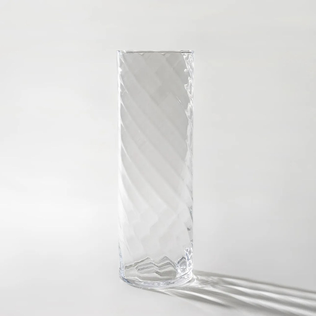 Wazon Crytal Twist 15x15x45 cm