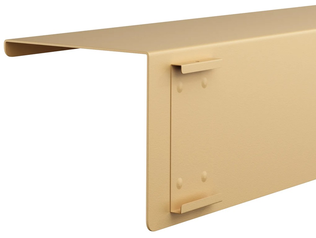 Półka wisząca metalowa beżowa, 700 mm: JOANNE Fresh Style