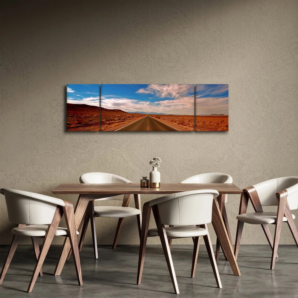 Obraz długiej drogi (170x50 cm)