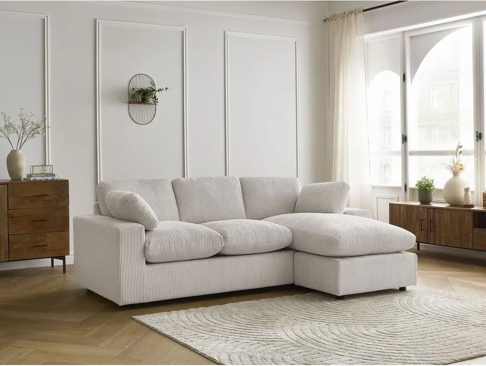 Beżowy sztruksowy narożnik Belair – Bobochic Paris