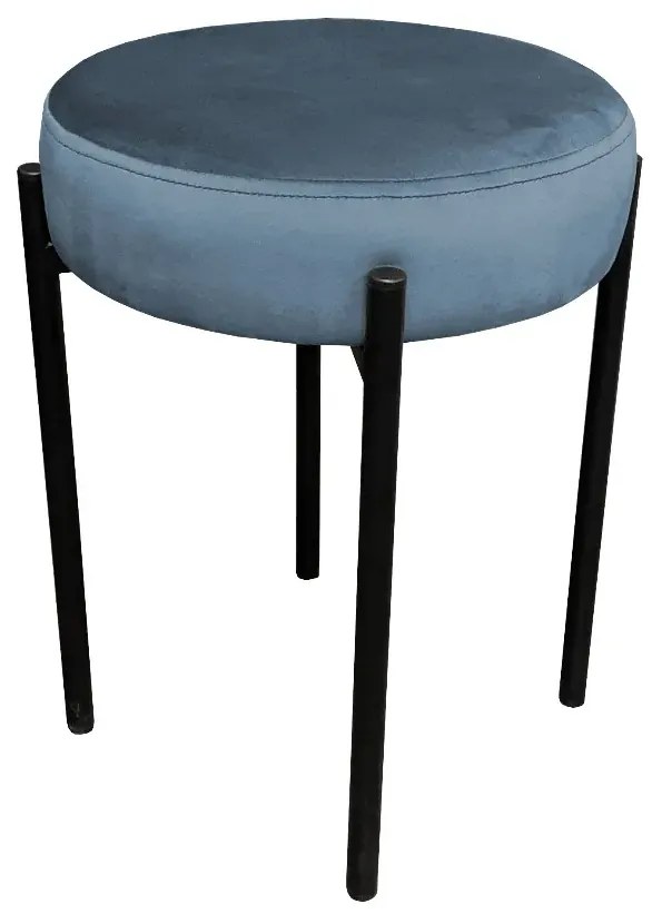 Taboret TORIN MG VELVET ciemnoniebieski ATOS