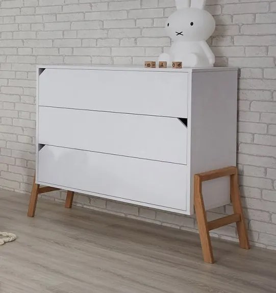 Komoda dla dziecka z 3 szufladami Lotta