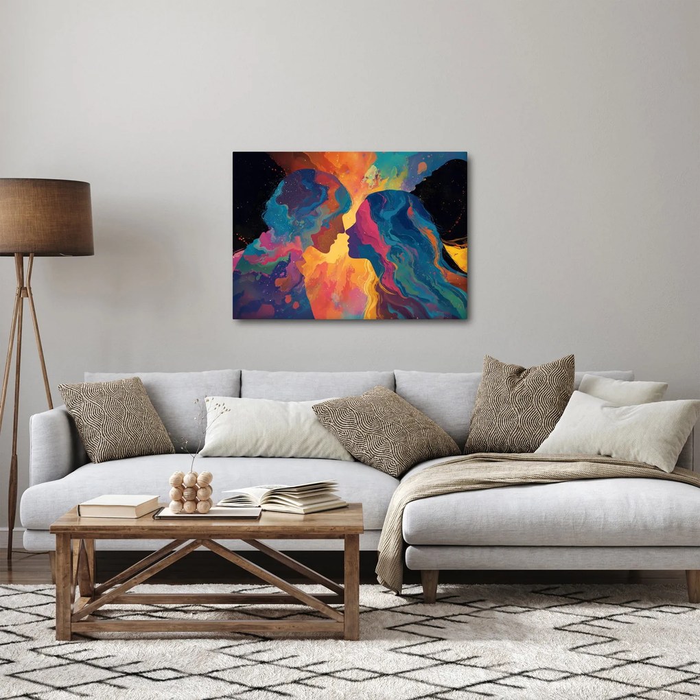 Obraz - Kosmiczna miłość (70x50 cm)